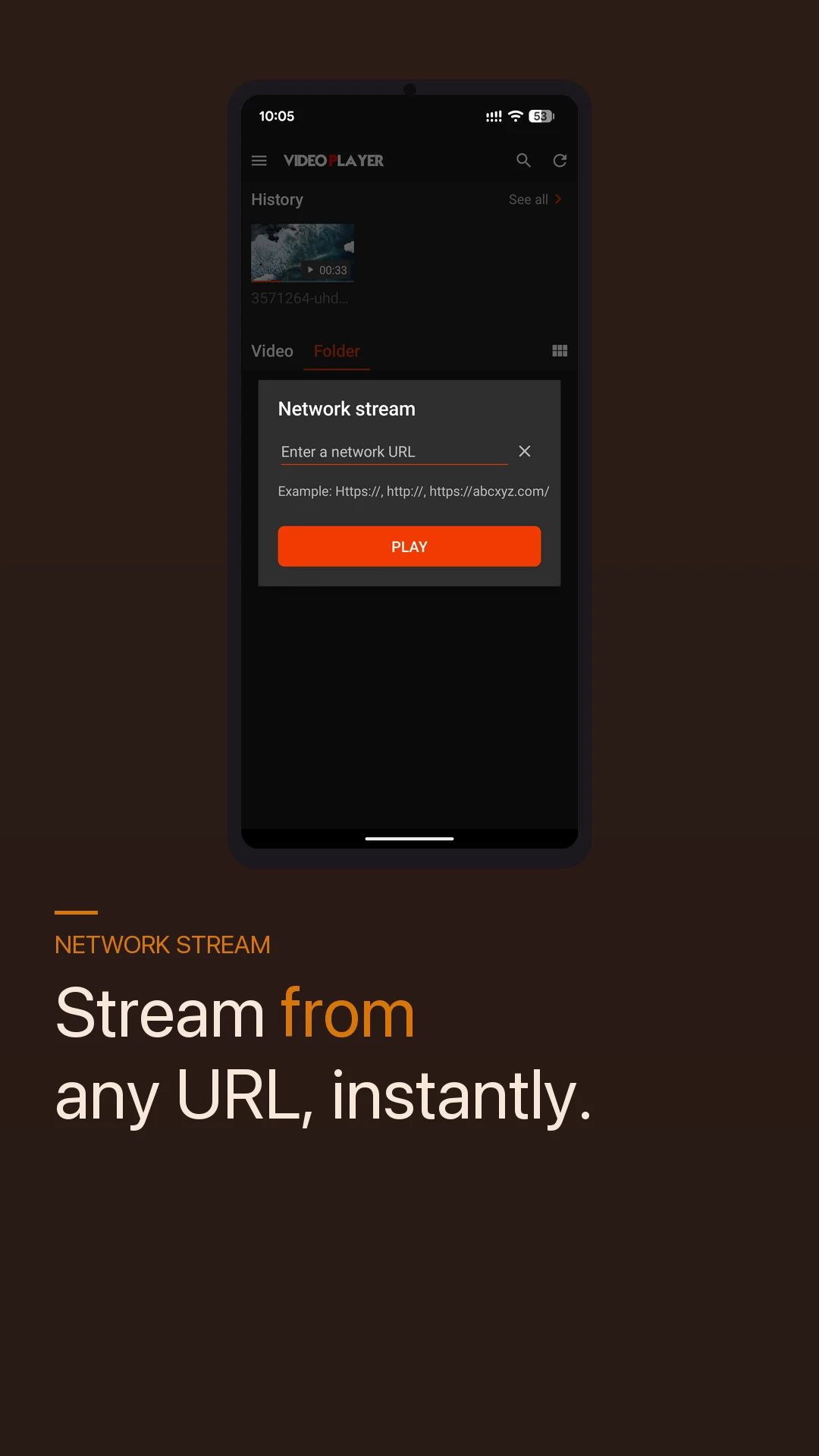 Fluid Video Player screenshot