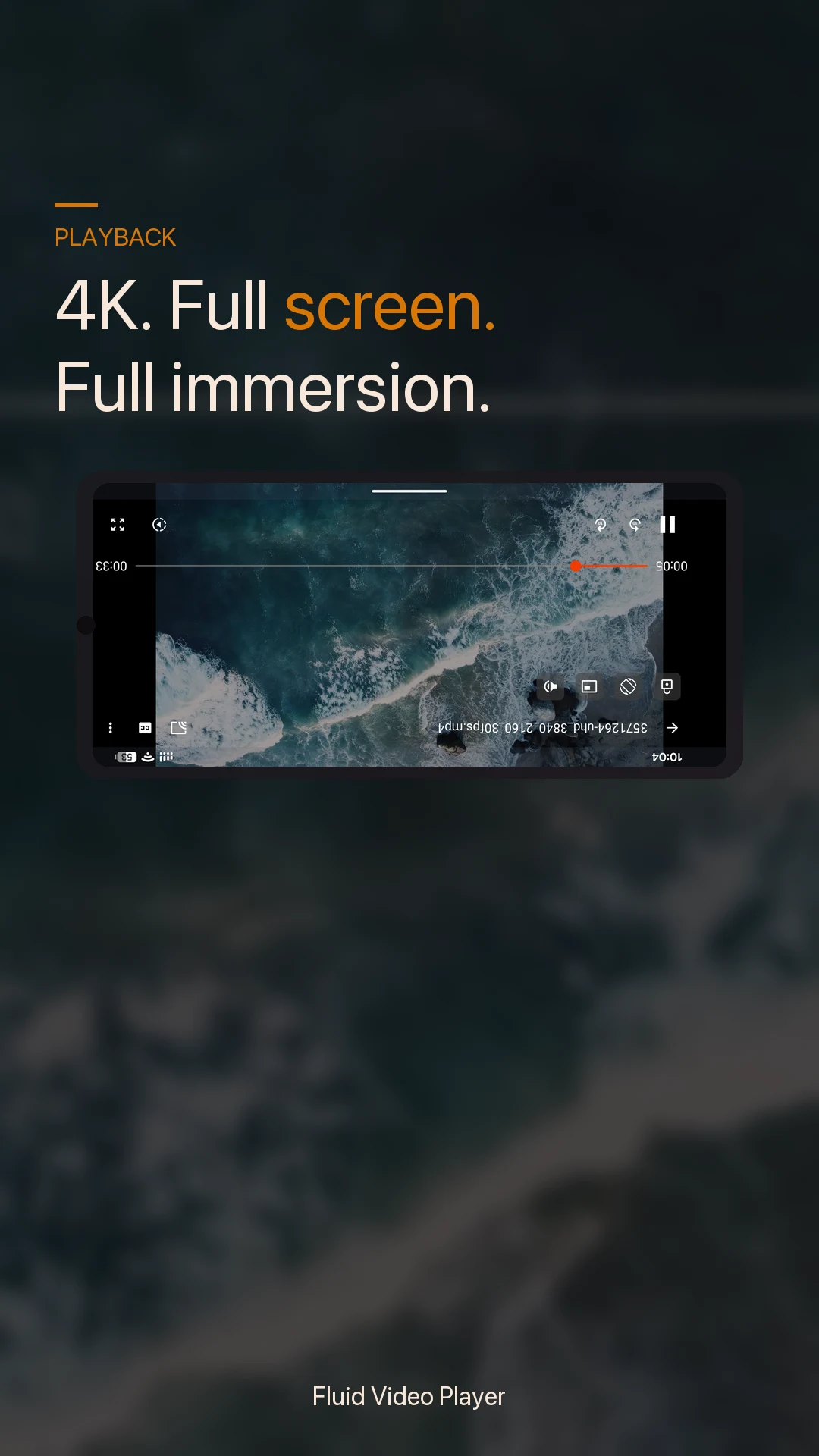 Fluid Video Player screenshot
